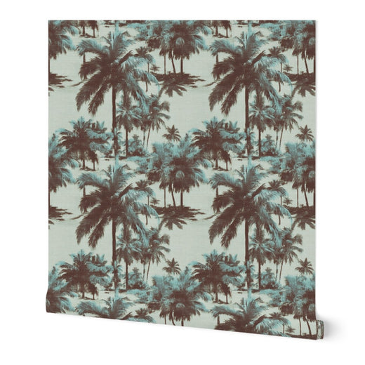 Palm Trees St Croix - Mist — 01 Hero Roll