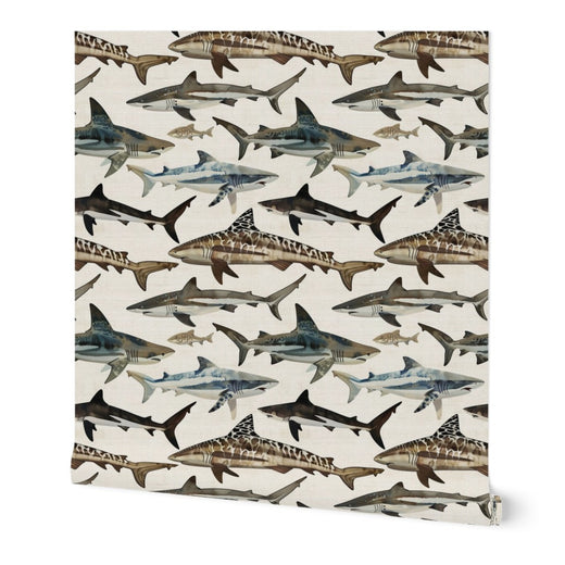 Watercolor Sharks - Ocean — 01 Hero Roll