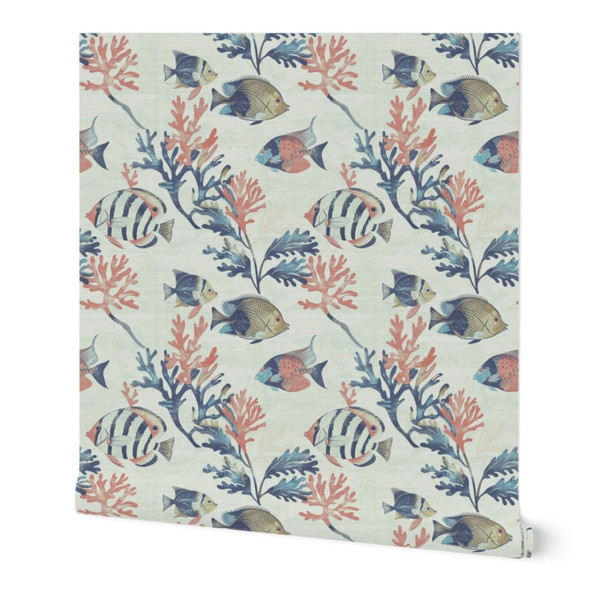 Tropical Fish - Light Blue — 01 Hero Roll