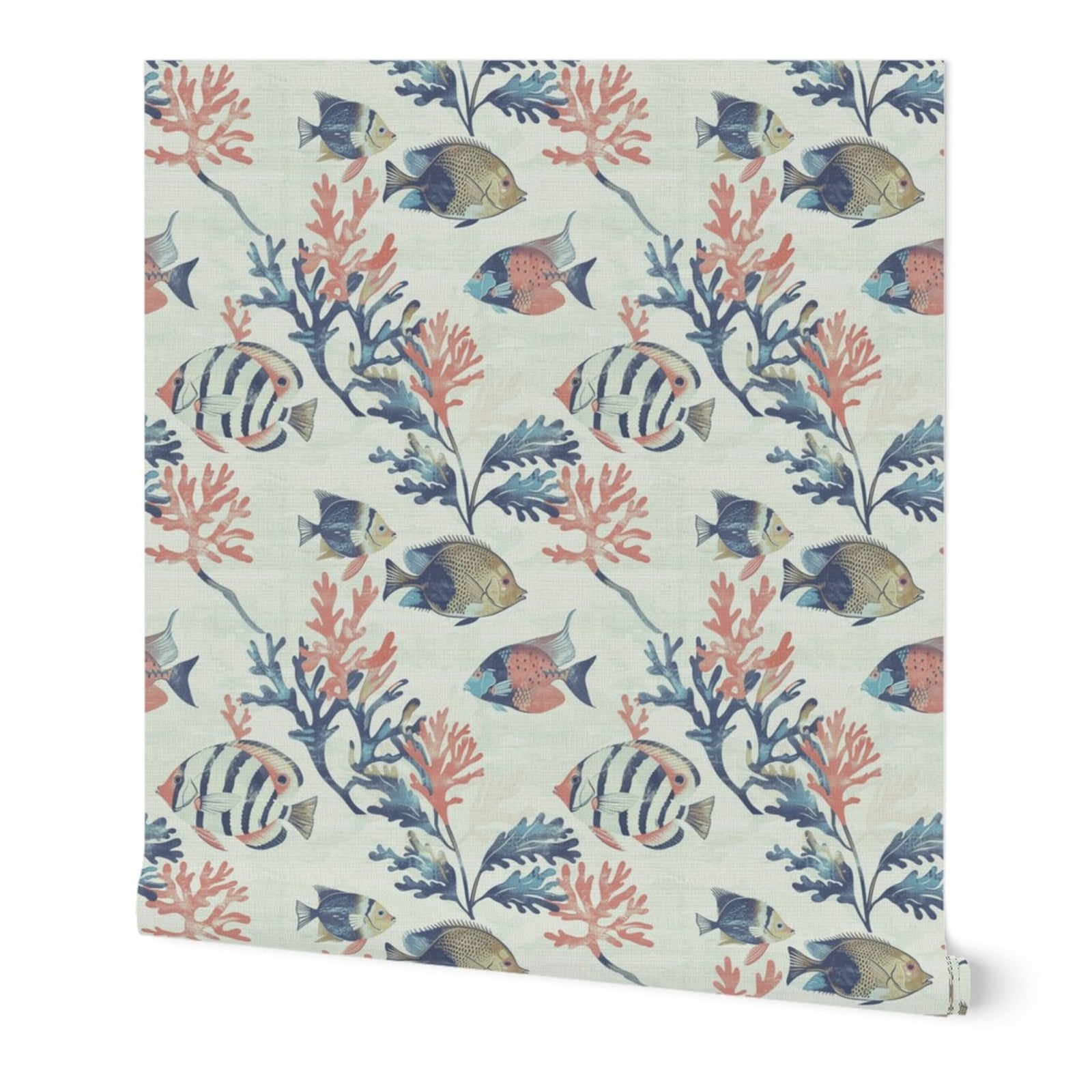 Tropical Fish - Light Blue — 01 Hero Roll