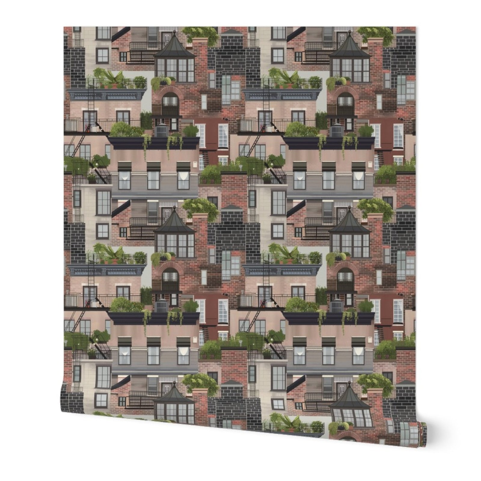 Planted Terraces - Red Brick — 01 Hero Roll