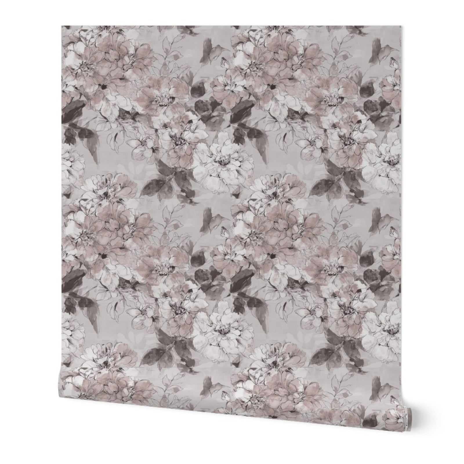 Watercolor Flora - Poster Pink — 01 Hero Roll