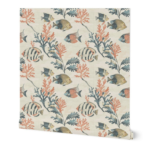 Tropical Fish - Off White — 01 Hero Roll