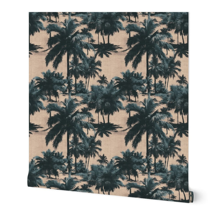 Palm Trees St Croix - Beige — 01 Hero Roll
