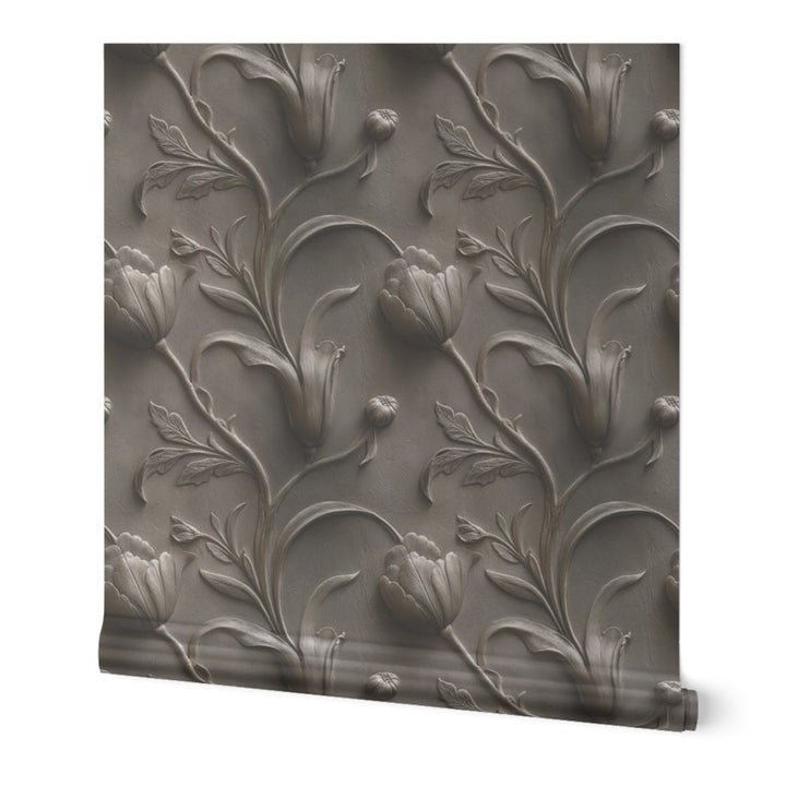 Platinum Tulip Train Gunmetal — Hero Roll