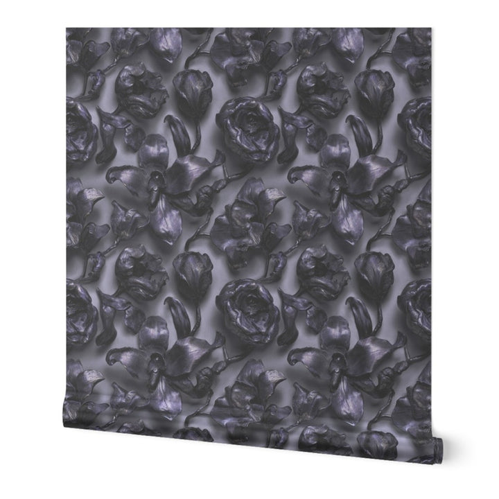 Pewter Tulips Lavendar — Hero Roll
