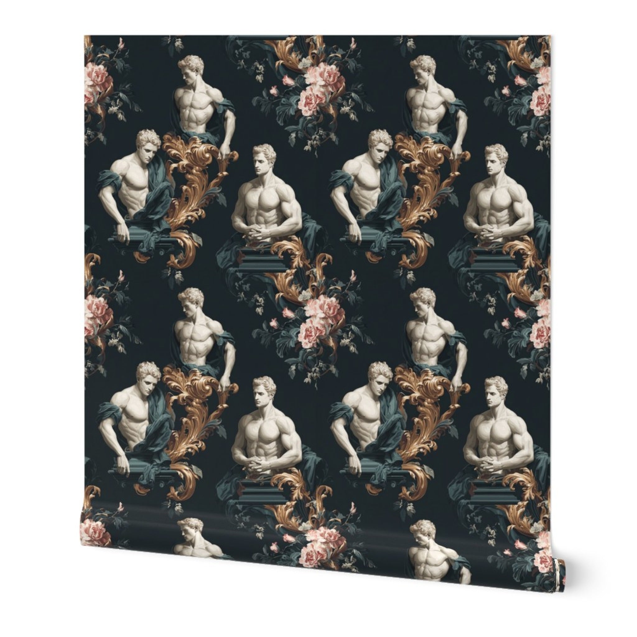 Marble Men Sculpture Wallpaper | Provenance & Patina – Provenance and ...