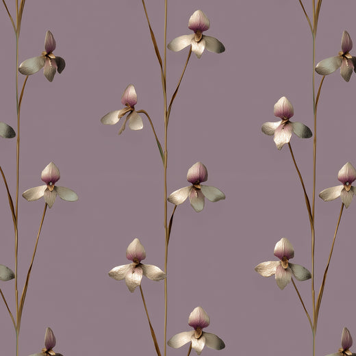 Mauve Orchid Stems - Mauve — 07 Detail Macro