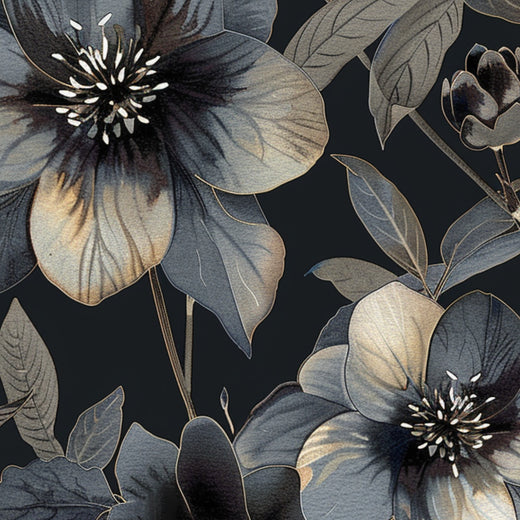 Black and Gold Hellebore - Jet — 07 Detail Macro
