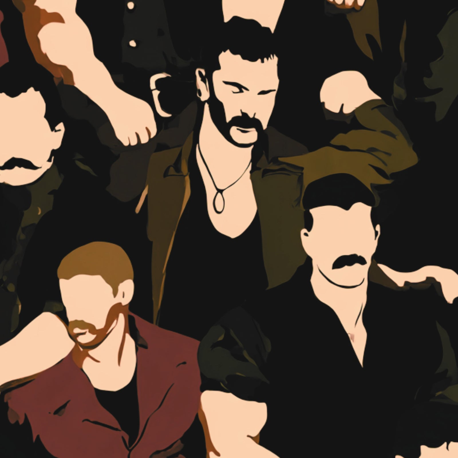Mustache Mash – Umber – 07 Detail Macro