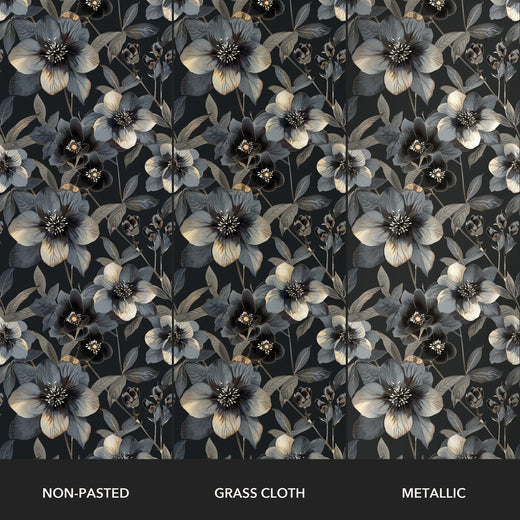 Nocturne Bloom (Botanicals) – Jet – Paper Types