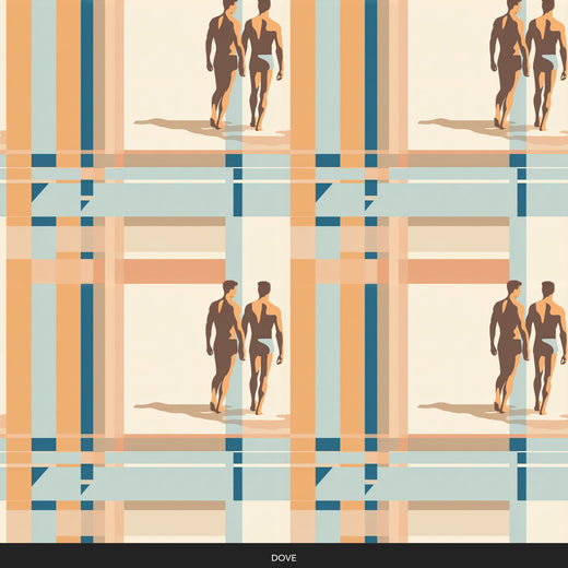 Beach Boyfriend Plaid - Dove — 09 Colorway Strips