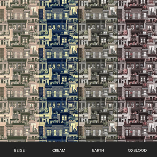 West Village Rooftops - Oxblood — 09 Colorway Strips