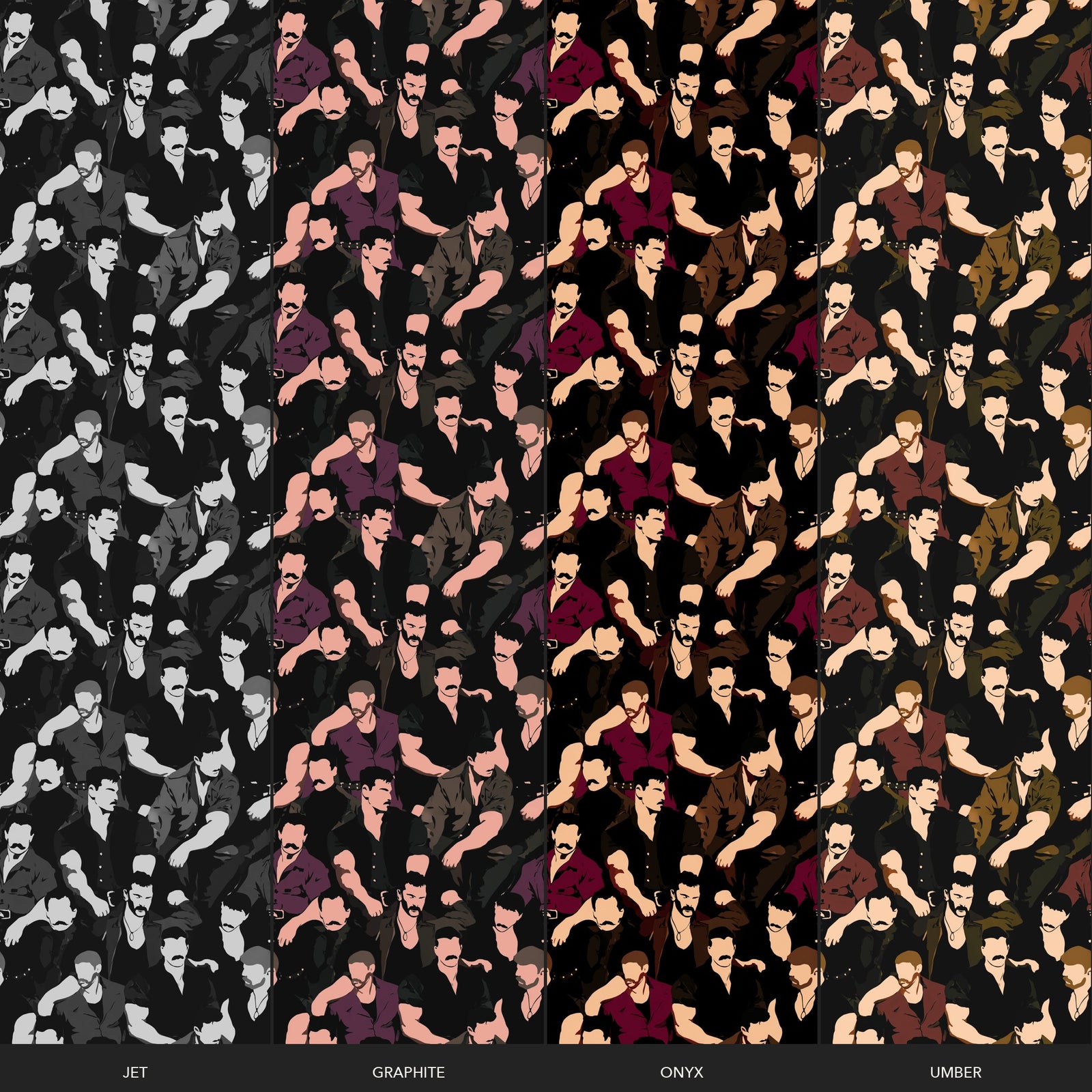 Mustache Mash – Umber – 09 Colorway Strips