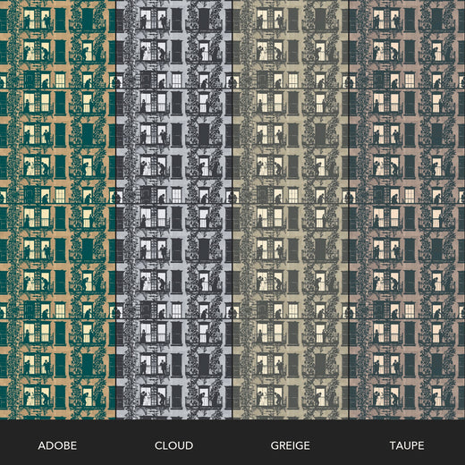 Village Windows - Taupe — 09 Colorway Strips
