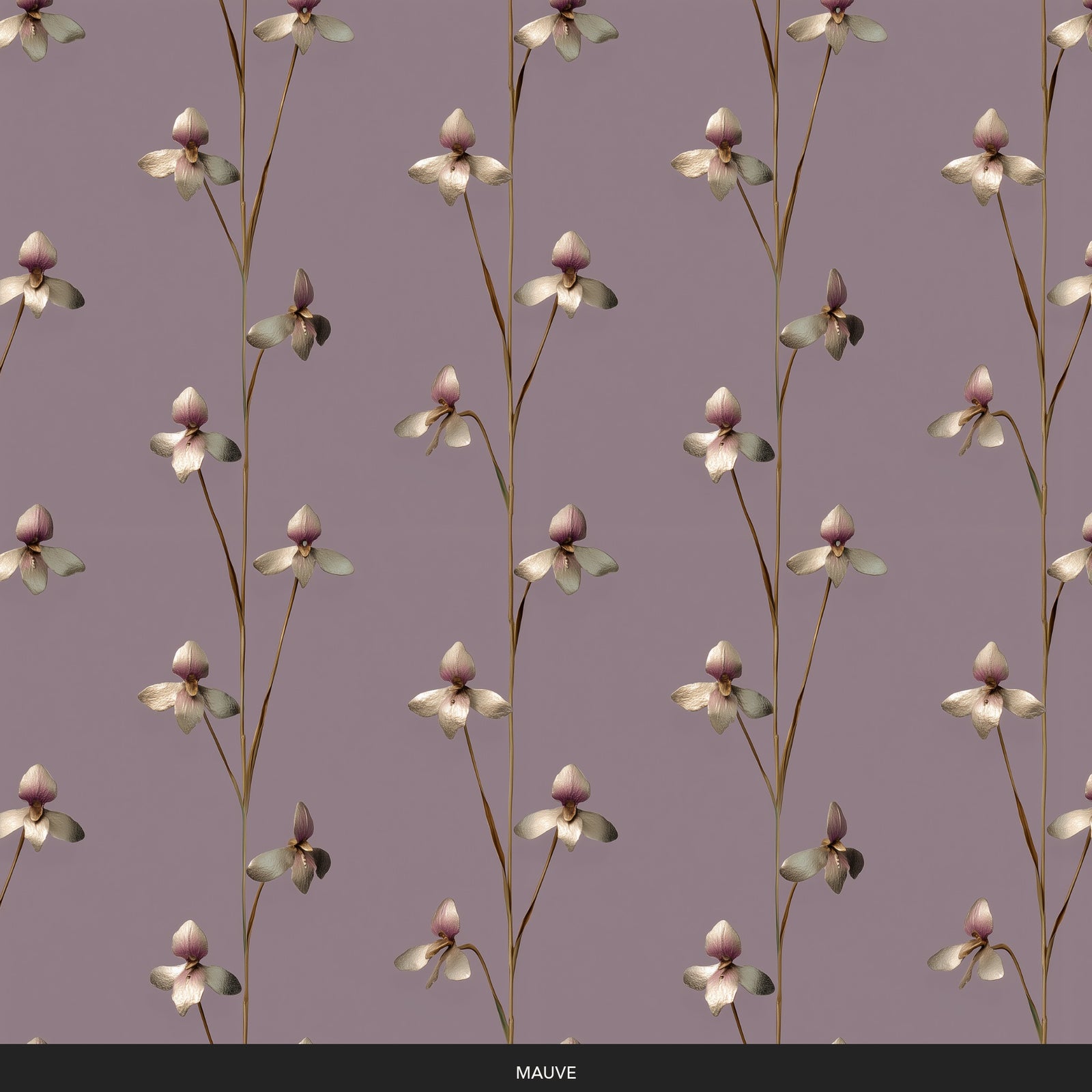 Mauve Orchid Stems - Mauve — 09 Colorway Strips