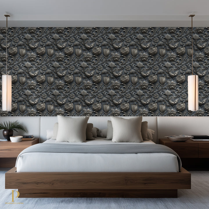 Bronze Peonies Bronze Peonies — Room Mockup