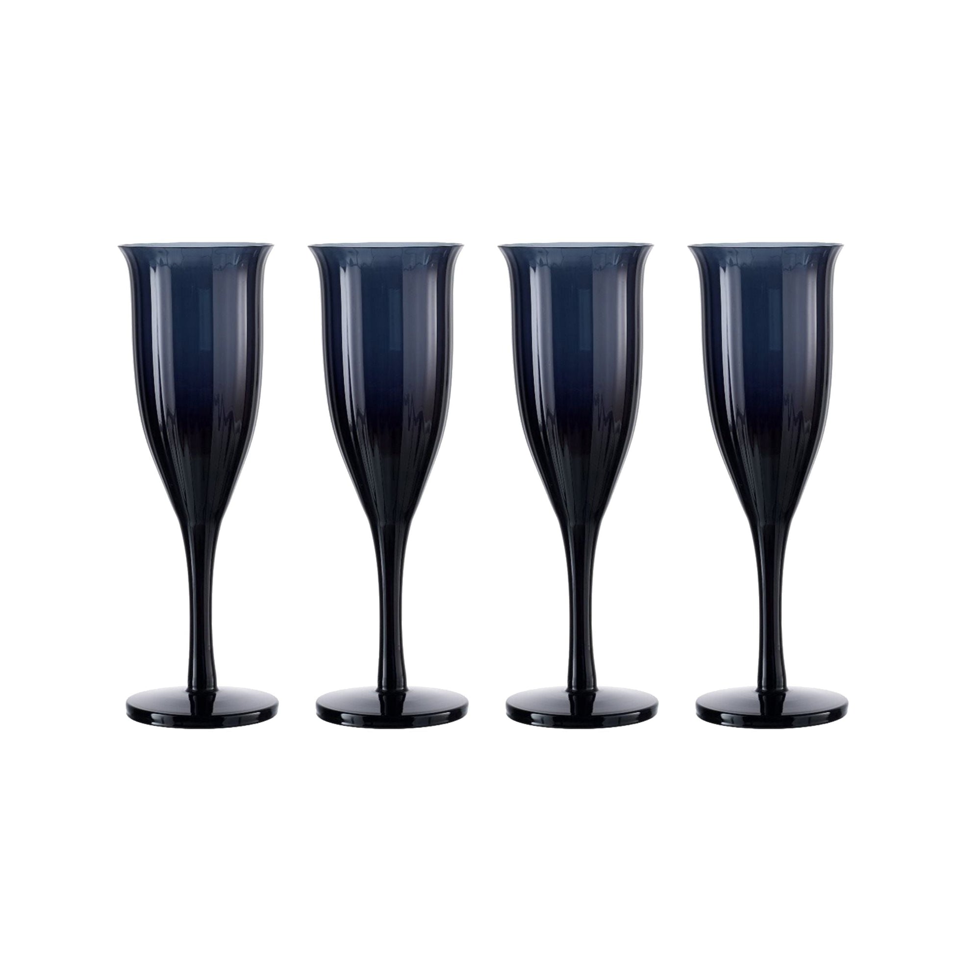 Alternate view of OMNIA Bey Set of 4 Champagne Glasses | Provenance & Patina