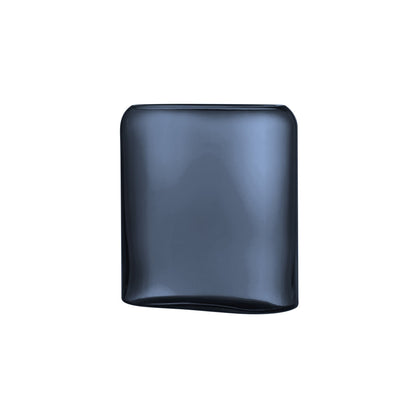 NUDE Glass Layers medium vase in steel blue translucent glass
