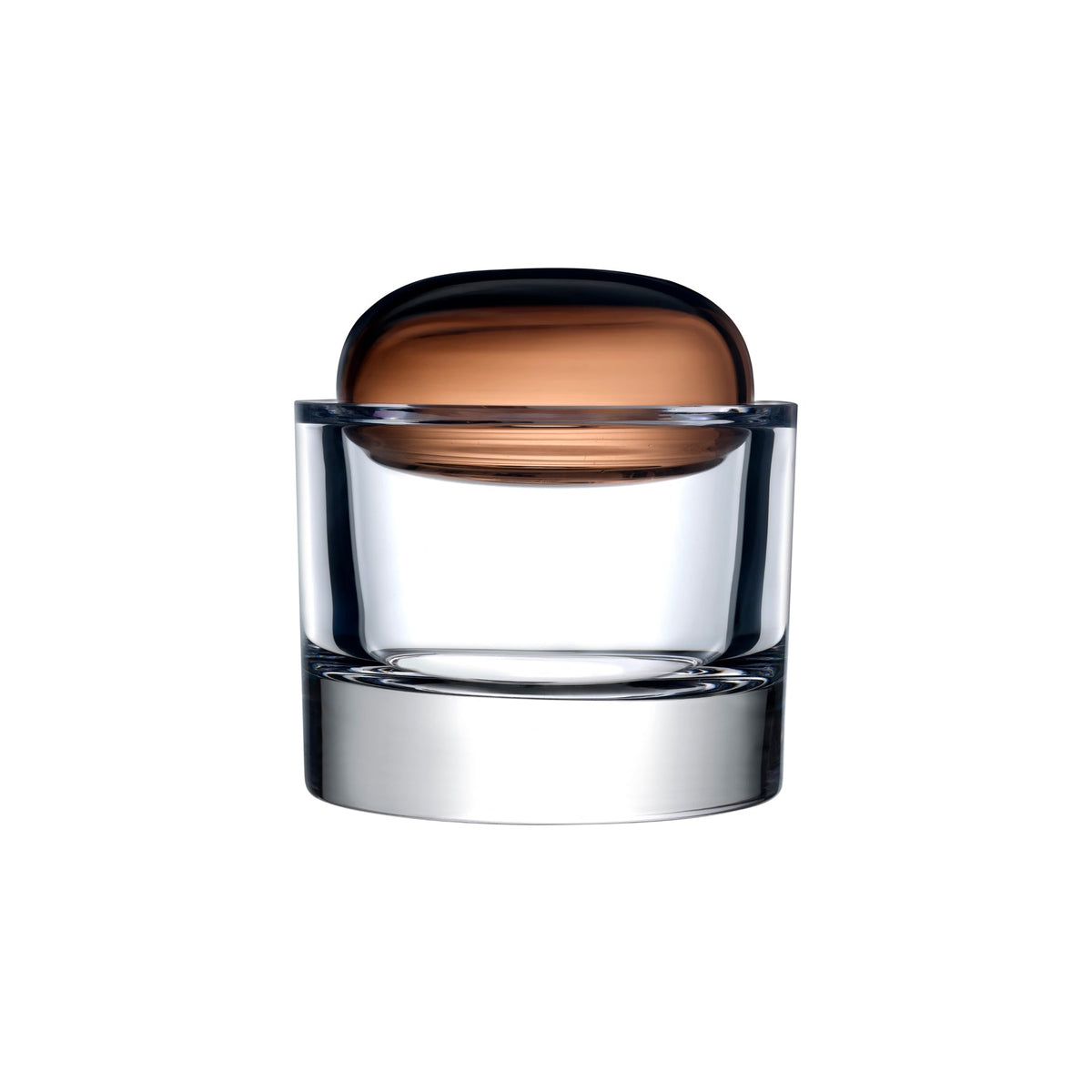 Product shot of Ecrin-Lidded Vessel Large Barware - Luxury Storage box | Provenance & Patina