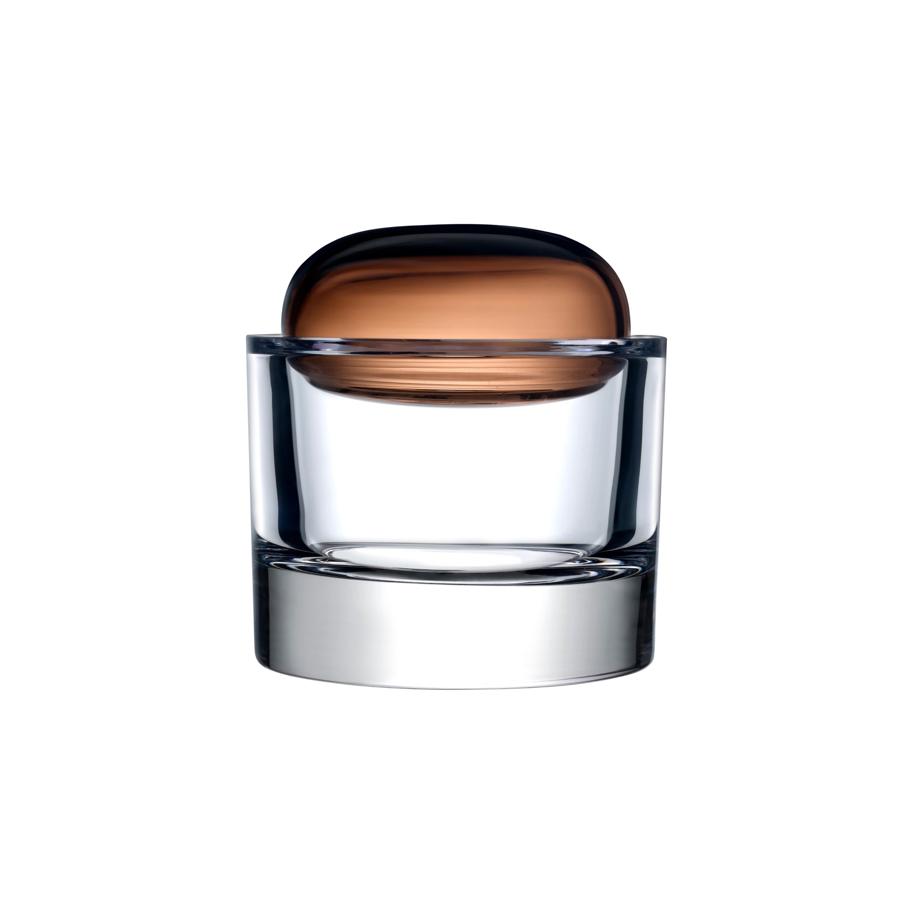 Product shot of Ecrin-Lidded Vessel Large Barware - Luxury Storage box | Provenance & Patina