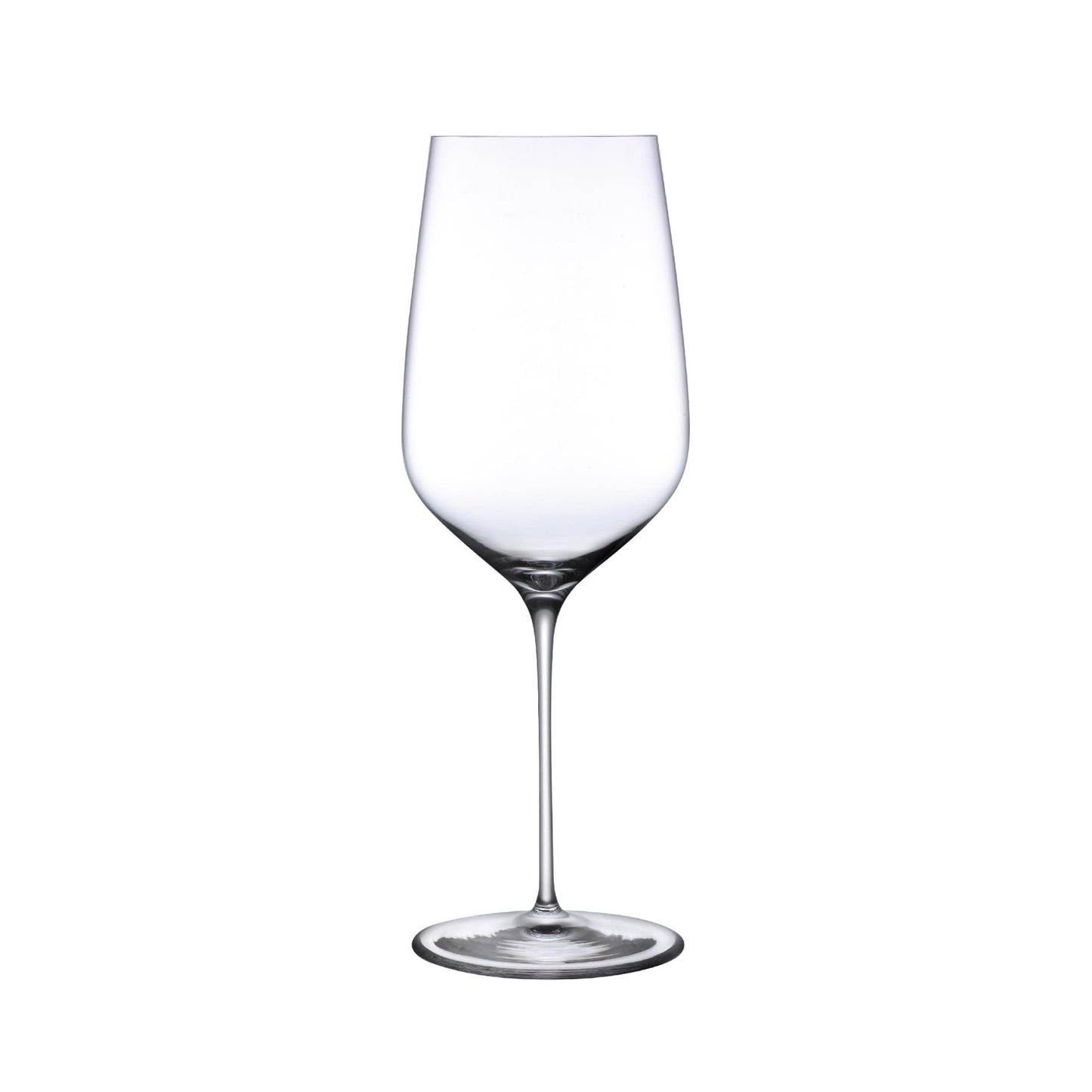 Front view of the Stem Zero Masterglass crystal wine glass on a neutral background.