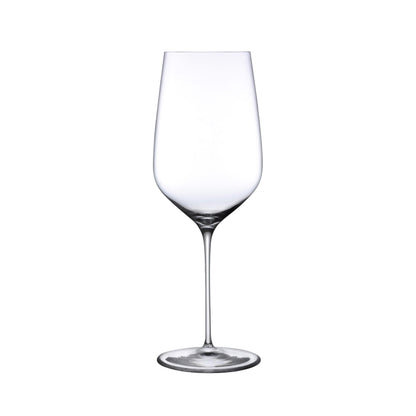 Front view of the Stem Zero Masterglass crystal wine glass on a neutral background.