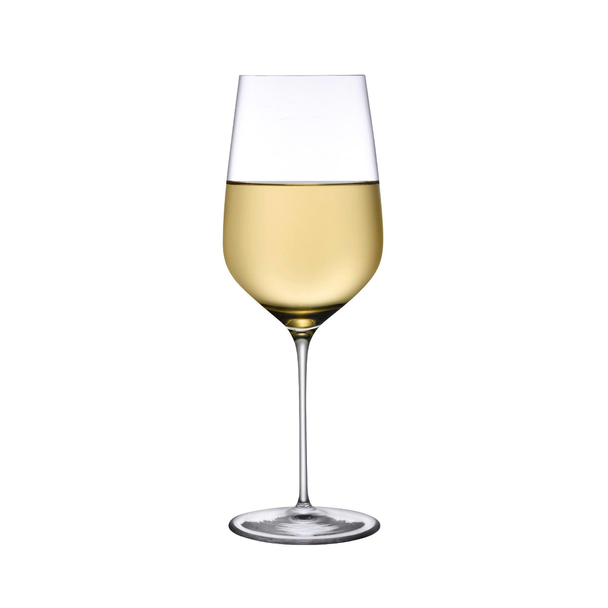 Elegant lead-free crystal wine glass showcasing its ultra-thin rim.