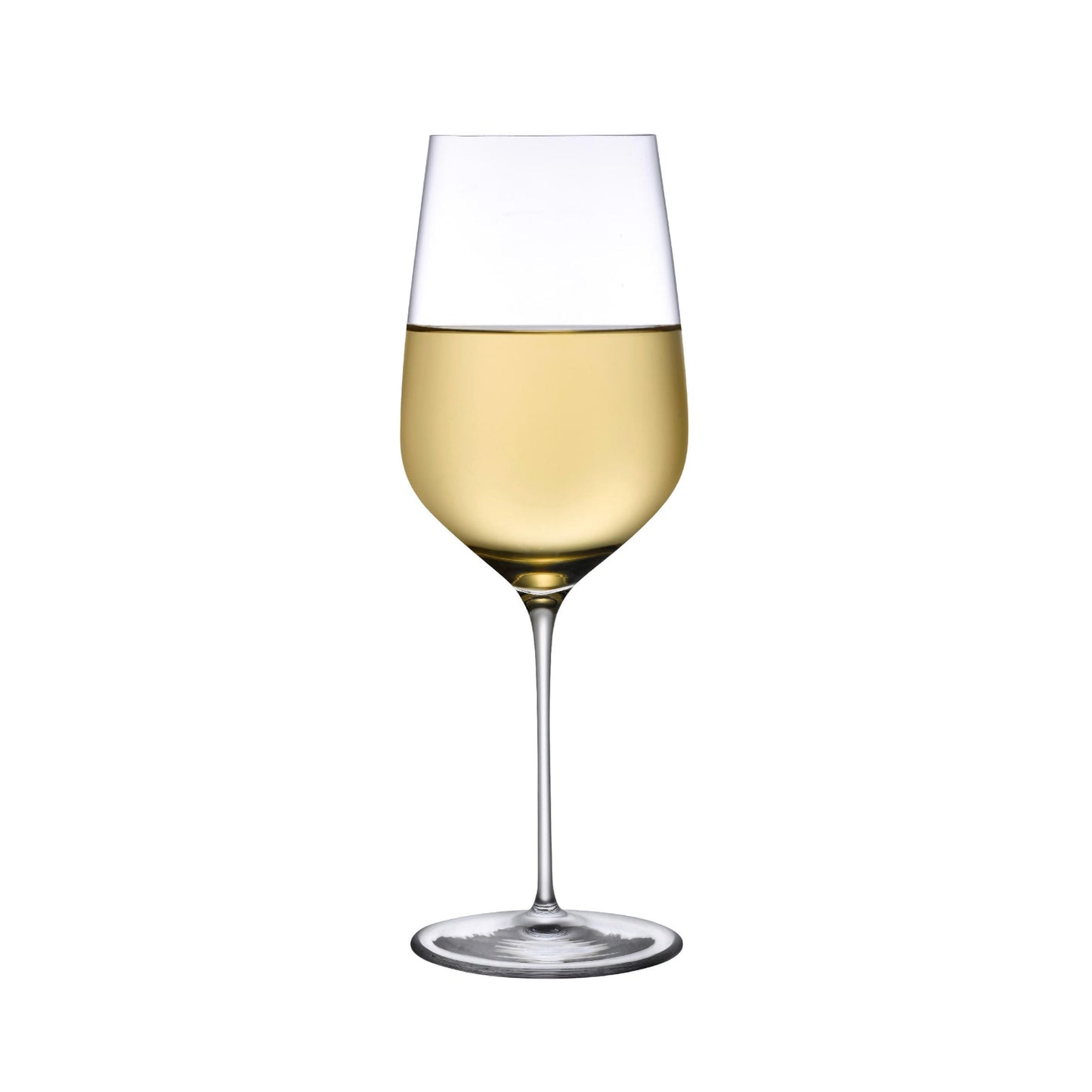 Elegant lead-free crystal wine glass showcasing its ultra-thin rim.