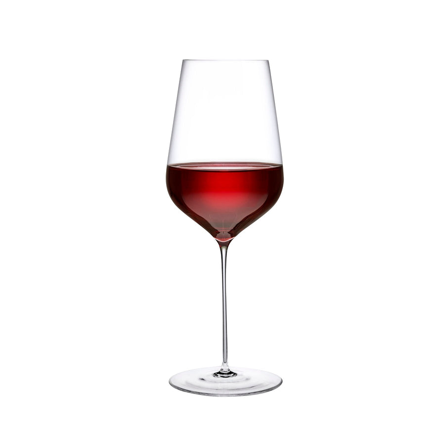 A Stem Zero Trio red wine glass in elegant, ultra-thin lead-free crystal.