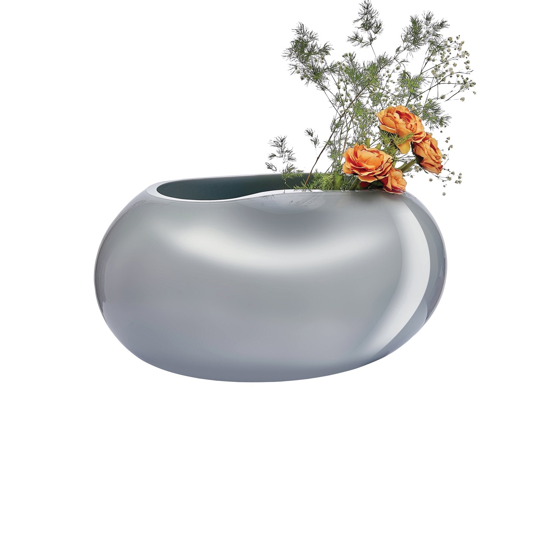 Lifestyle view of Satin Vase Small Barware | Provenance & Patina