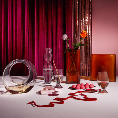 Modern lead-free crystal vase designed by NUDE Glass for curated interiors.