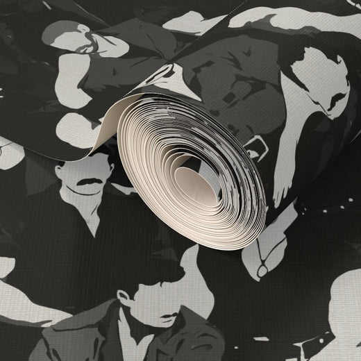 Mustache Men wallpaper texture sample
