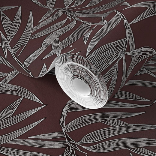 Alternate view of Bamboo Wallpaper — Earthy | Provenance & Patina