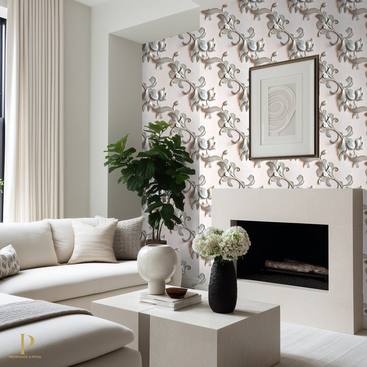 Orchid Ribbon Cloud — Room Mockup