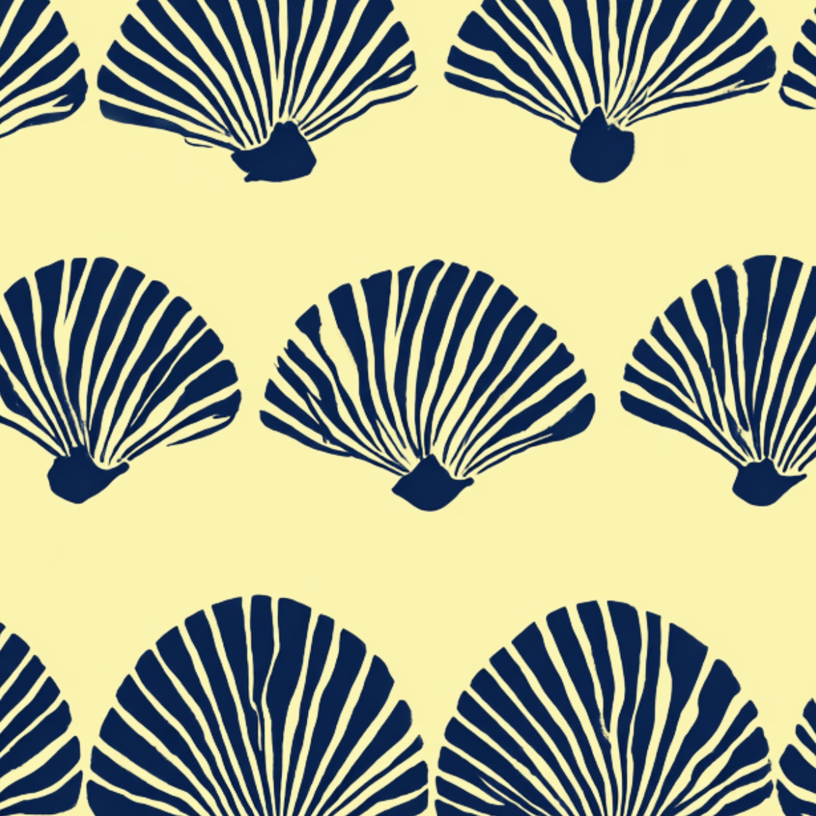 Modern Scallop - Yellow — 30 Detail Macro