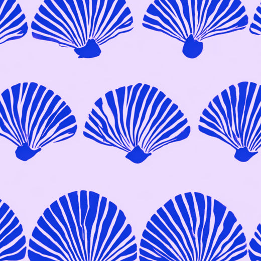 Modern Scallop - Purple — 30 Detail Macro