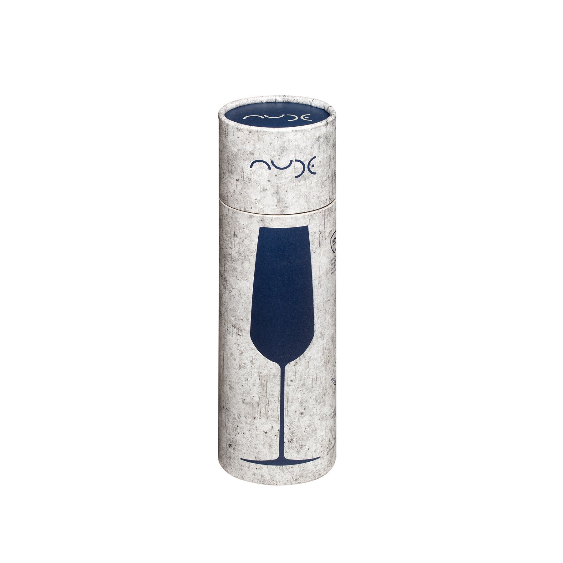 Classic silhouette of the NUDE Stem Zero designer champagne flute
