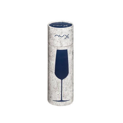 Classic silhouette of the NUDE Stem Zero designer champagne flute
