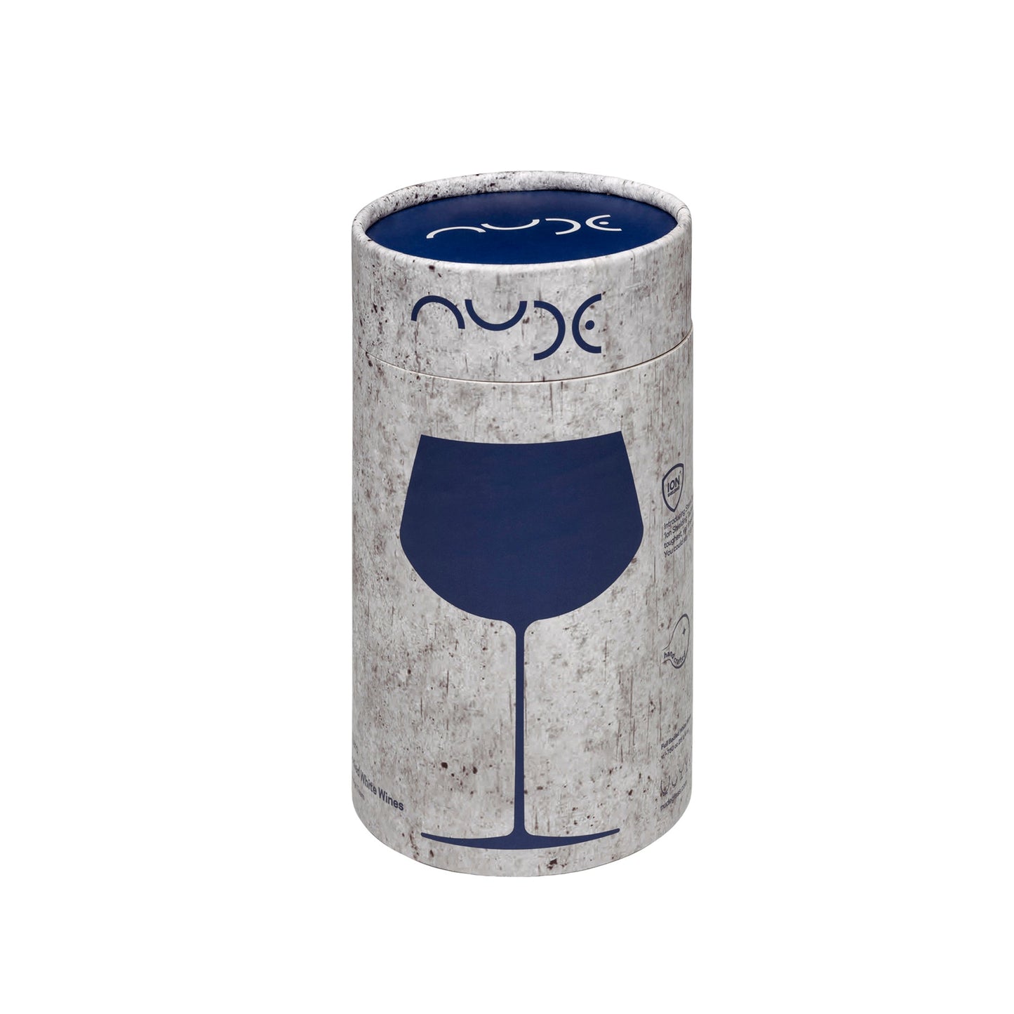 The Stem Zero full-bodied white wine glass standing tall, emphasizing its refined and balanced design.