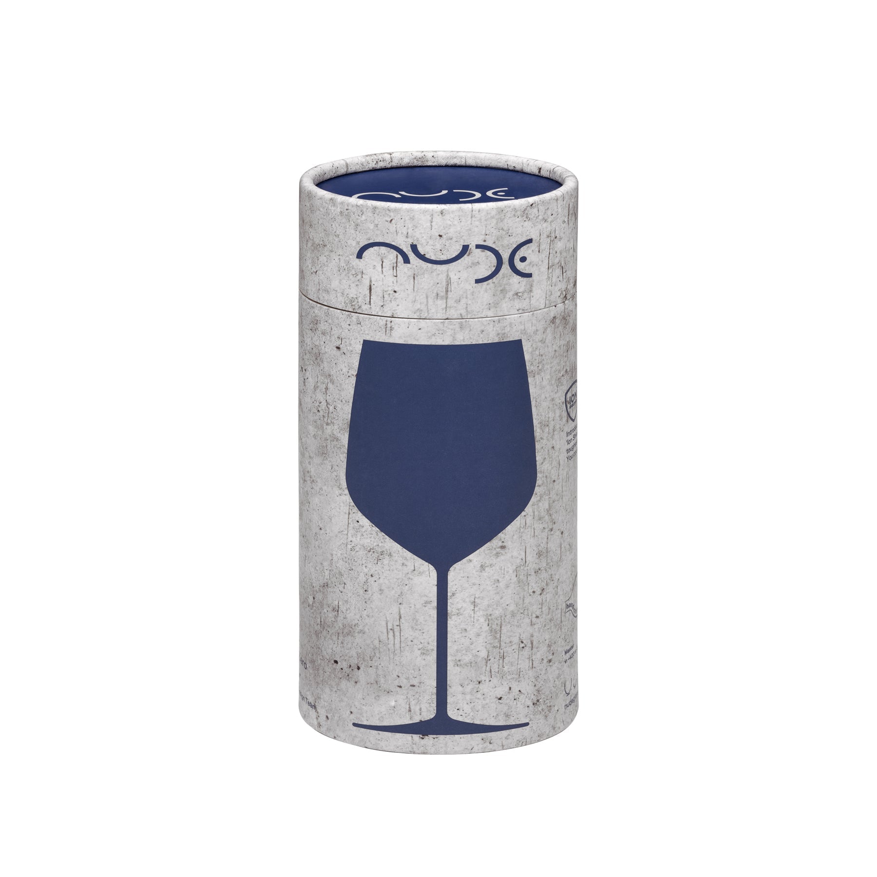 The Stem Zero Masterglass in lead-free crystal, standing elegantly against a soft studio backdrop.
