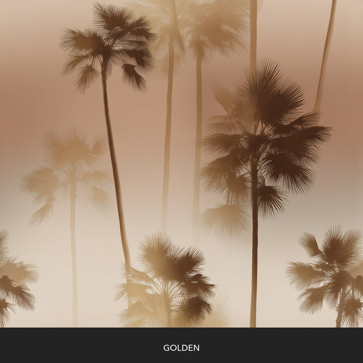 Palm Trees LA Mornings Large Scale - Golden — 32 Colorway Strips