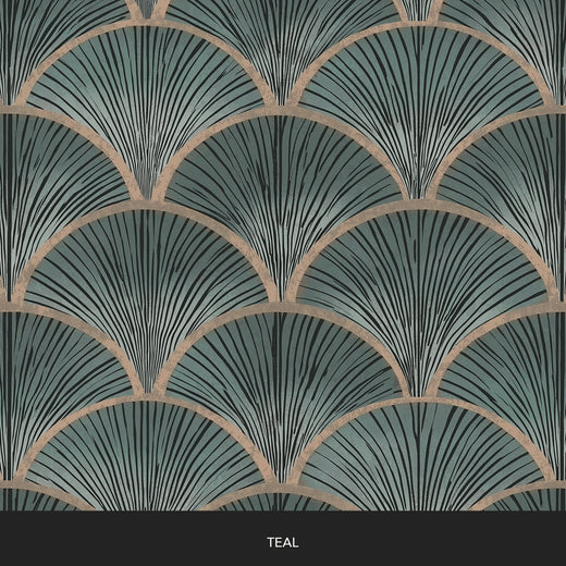 Fish Scale - Teal — 32 Colorway Strips