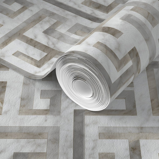 Greek Key - Carrara Beige — 33 Detail Photo