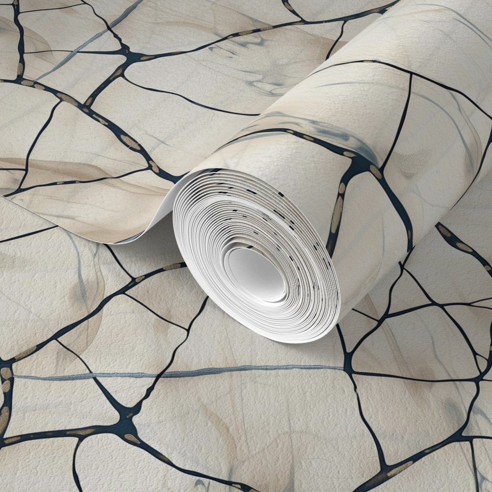 Crackled Porcelain Medium Repeat - Blanc — 33 Detail Photo