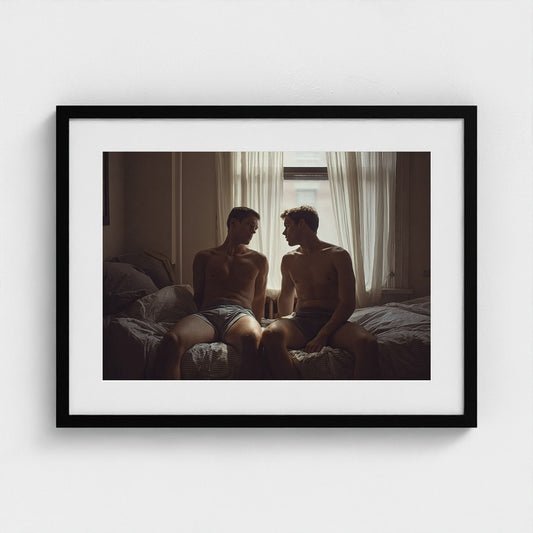 Intimate Bedside Portrait in Soft Diffused Daylight