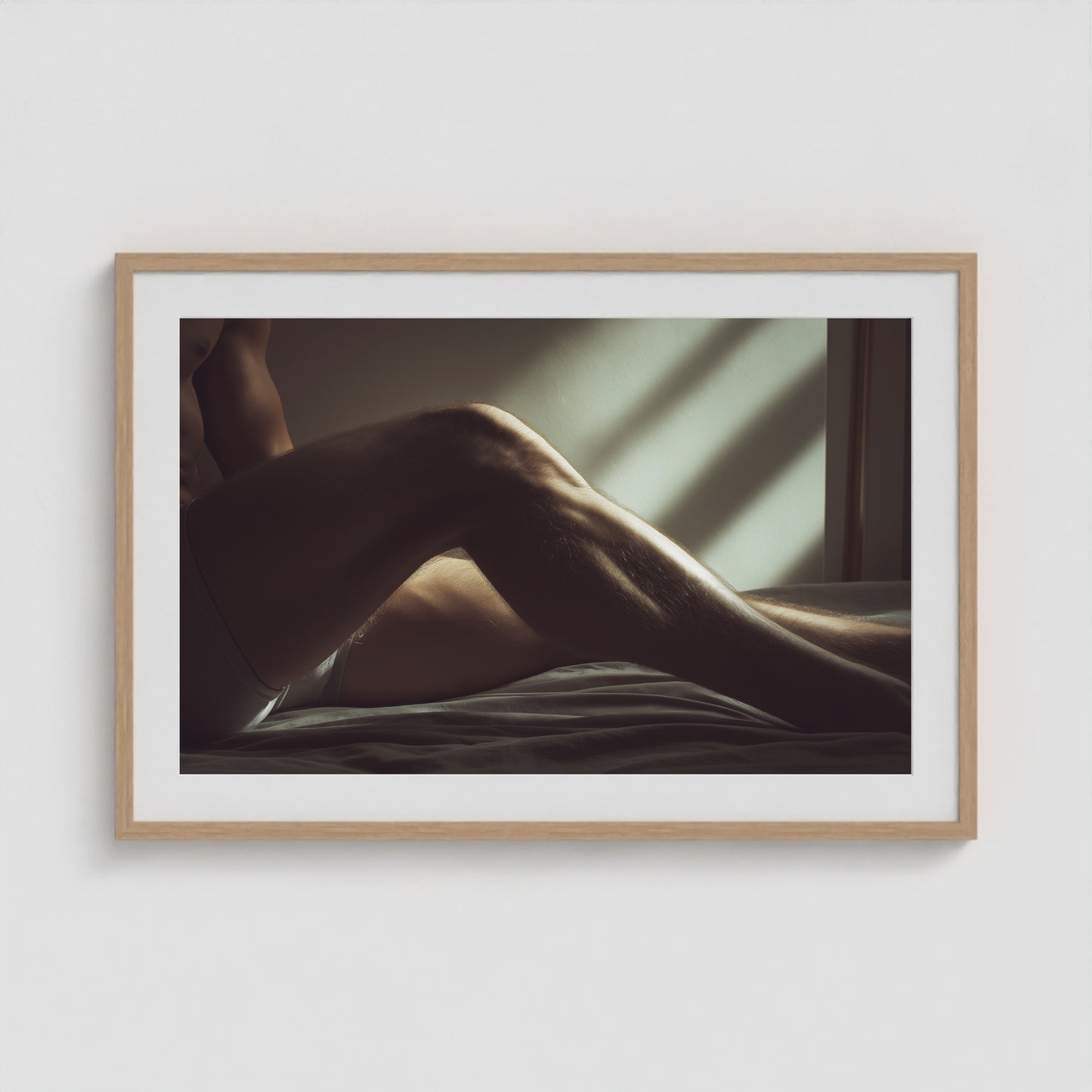 Afterglow - No. 1 36x24 Natural Landscape Box Frame