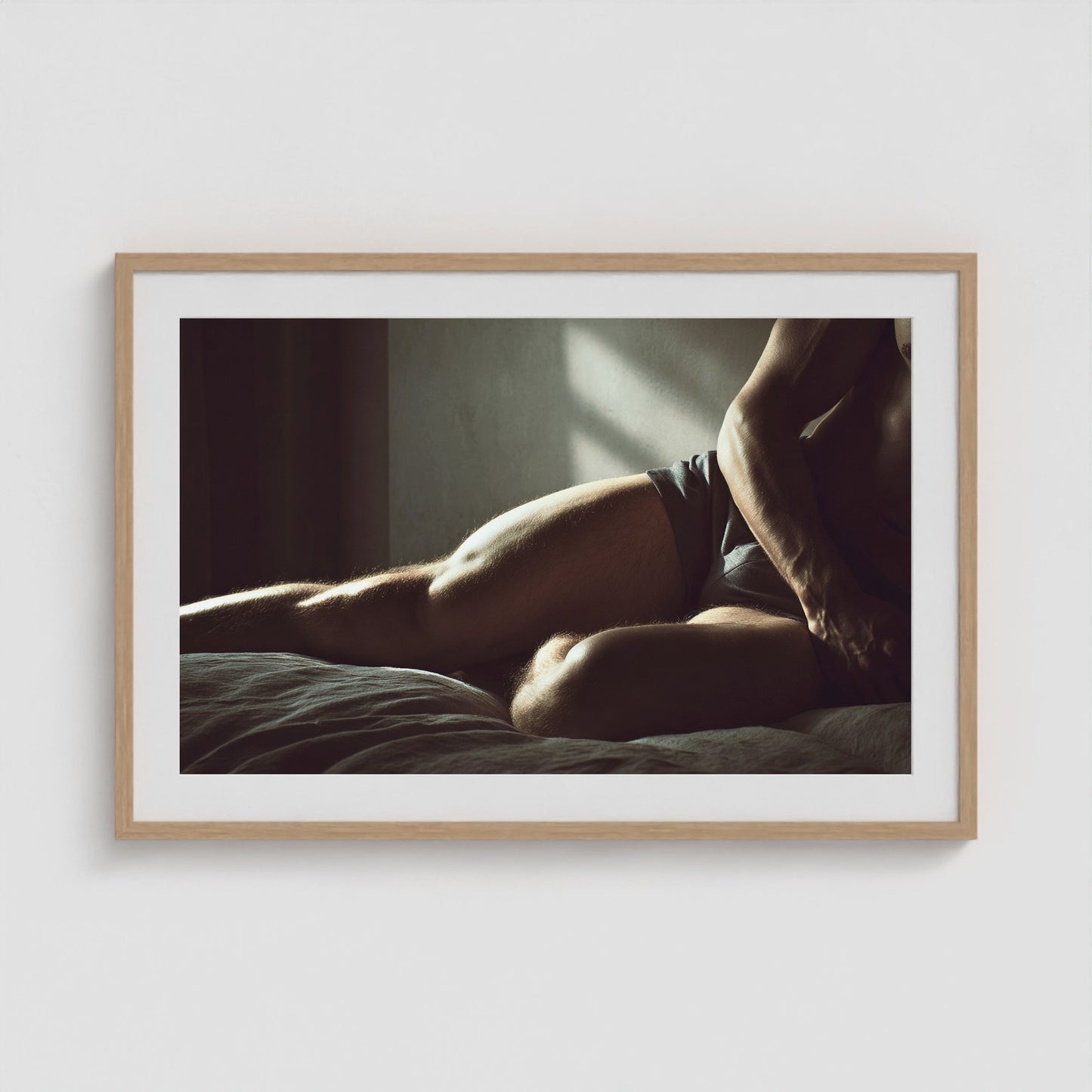 Afterglow - No. 2 36x24 Natural Landscape Box Frame