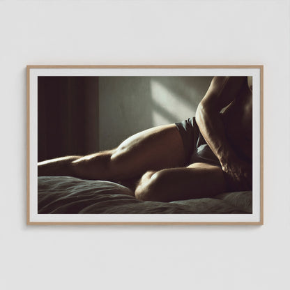Afterglow - No. 2 60x40 Natural Landscape Box Frame