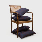 Alternate view of Midcentury Cane and Carved Wood Armchai – Masculine Fine Art - Luxury Armchair | Provenance & Patina